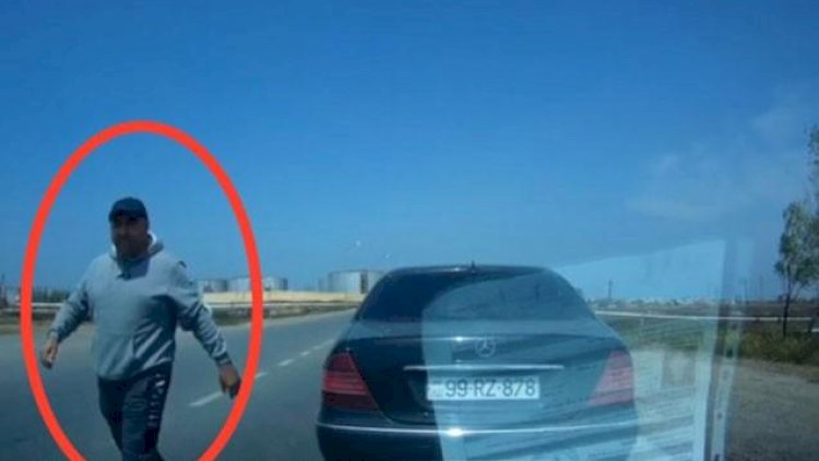    Bakıda daha bir sürücü özbaşınalığı - Video   