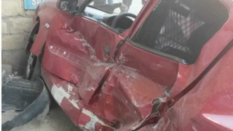    Şabranda yol qəzasında iki nəfər xəsarət aldı - Fotolar   
