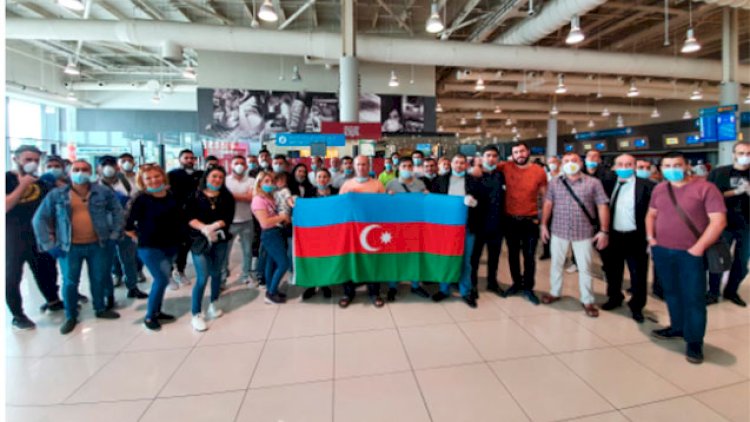    Dubaydan 149 Azərbaycan vətəndaşı gətirildi - Fotolar    