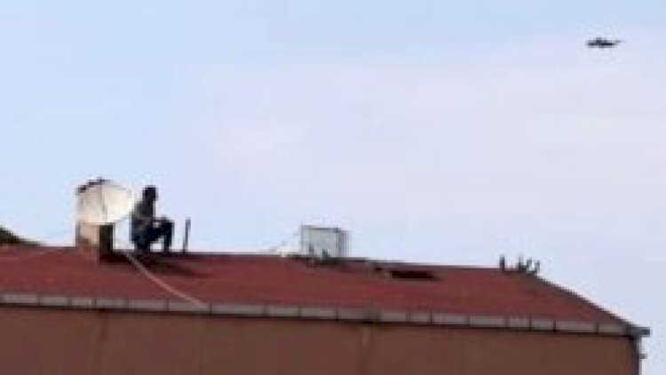    Dama çıxıb karantini pozdu, polis dronla yaxaladı - Video   
