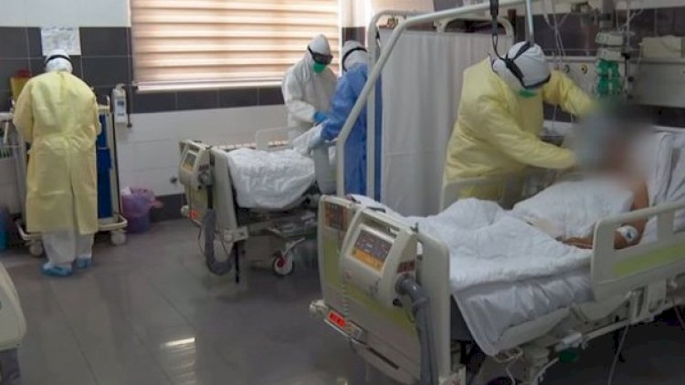    Bakıda vəziyyəti ağır olan koronavirus xəstələrinin görüntüləri - Video   