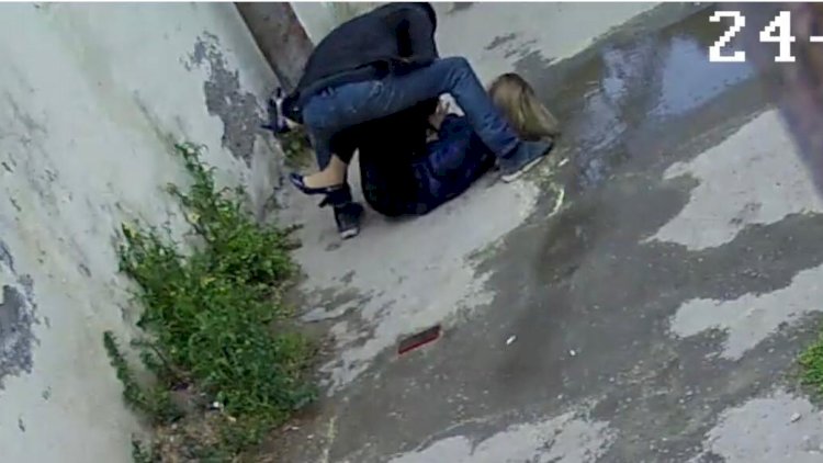    Bakıda qadını döyərək telefonunu əlindən aldılar - Foto+Video   