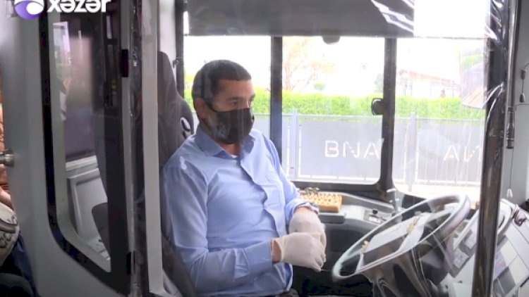    Avtobuslara arakəsmələr quraşdırılır, taksilərdə isə... - Video   