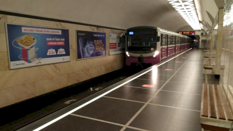    Fəaliyyəti bərpa olunan Bakı metrosundan görüntülər - Fotolar   