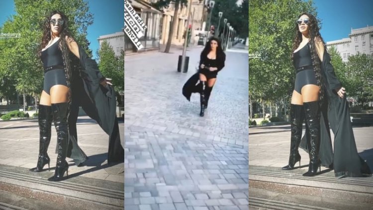    Röya bikinidə “Tarqovı”da dolaşdı - Video   