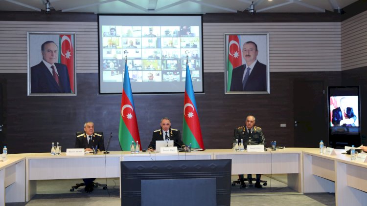    Kamran Əliyev videokonfrans keçirdi - Foto   