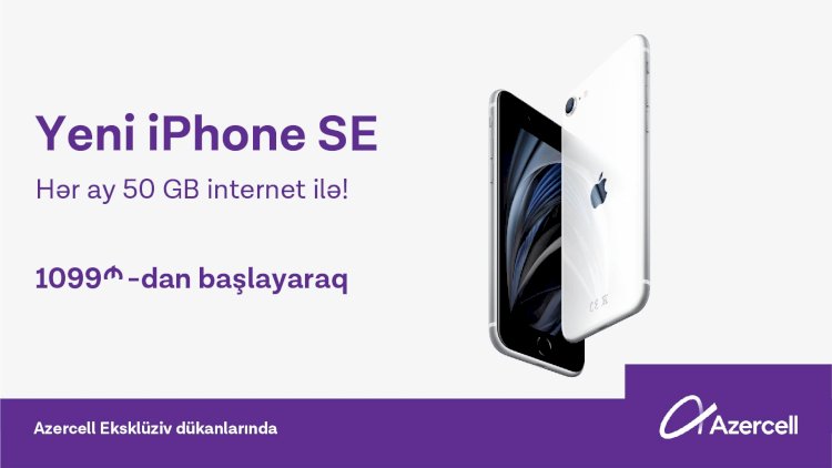    Yeni smartfon alan Azercell abunəçiləri 6 aylıq hədiyyə internet qazanacaq!   