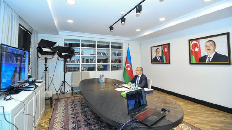    Mikayıl Cabbarov Dünya İqtisadi Forumunun Regional Fəaliyyət Qrupunun iclasında iştirak etdi - Foto   