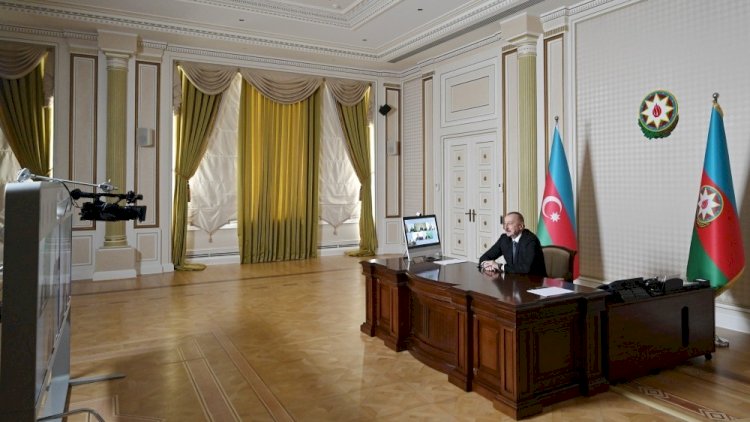    Prezident videokonfransa qatıldı - Foto   