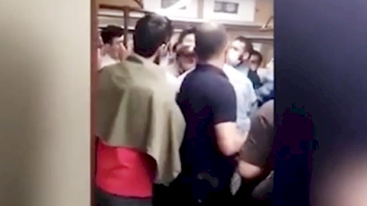    Metroda dava salanlar saxlanıldı - Rəsmi   