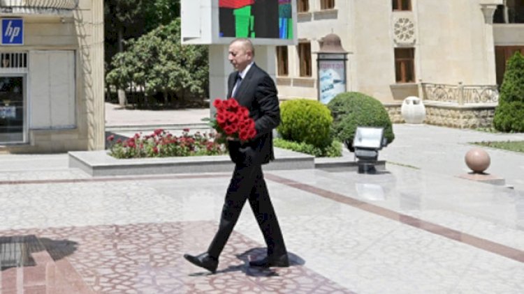    Prezident Tərtərə getdi - Foto   
