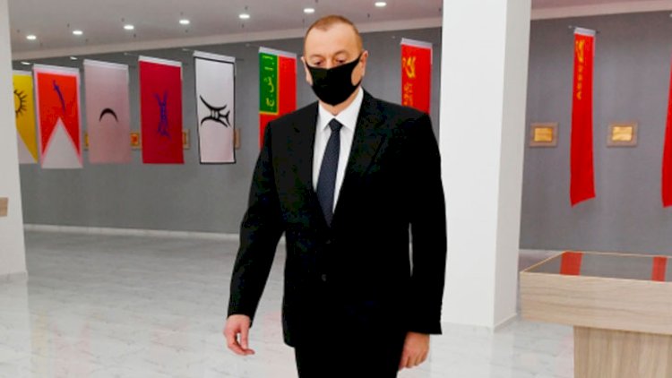    İlham Əliyev açılışa maska ilə qatıldı – Foto   