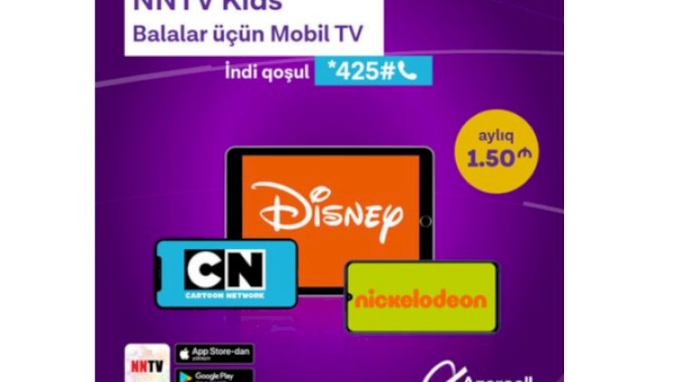    “Azercell” uşaqlar üçün “Mobil TV” xidmətini istifadəyə verdi   