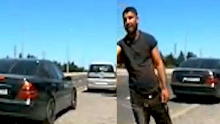    Bakıda daha bir sürücü yol kəsdi, “lom”la hücum etdi - Video   