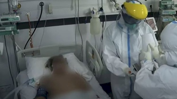   Bakıda çəkiliş zamanı həkimlər koronaviruslu xəstəni son anda həyata qaytardılar - Video   
