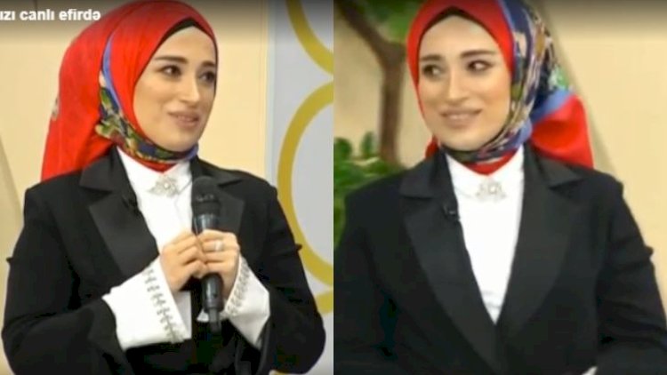    Şeyxin qızı ilk dəfə efirə çıxdı   - Video