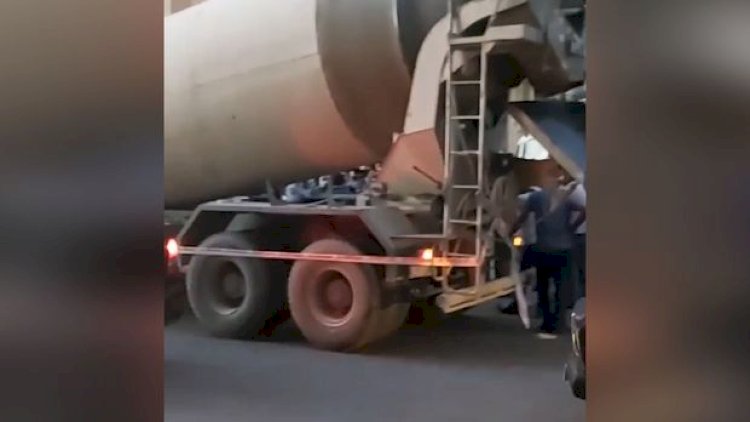    Abşeronda dəhşətli qəza: Betonqarışdıran maşın qadının üstündən keçdi - Video   