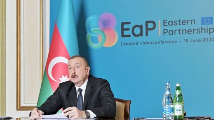    Prezident Şərq Tərəfdaşlığı ölkələrinin videokonfrans formatında sammitində iştirak etdi - Fotolar   