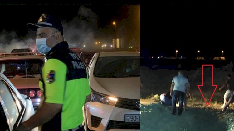    Torpaq yoldakı quyuları doldurub rayona qaçanlar... - Video   