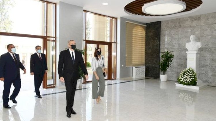    İlham Əliyev və Mehriban Əliyeva Gəncədə universitetin yeni tədris mərkəzinin açılışında   - Yenilənib + Fotolar