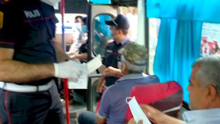    Rayonda polis koronavirus reydi keçirir   