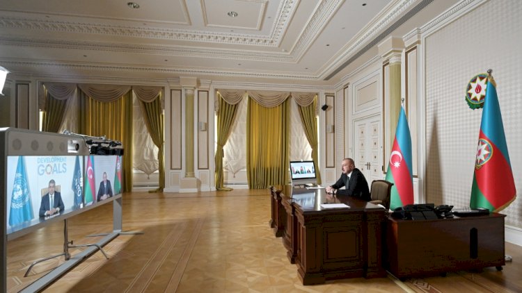   İlham Əliyevlə Pololikaşvili arasında videokonfrans olub - Foto   