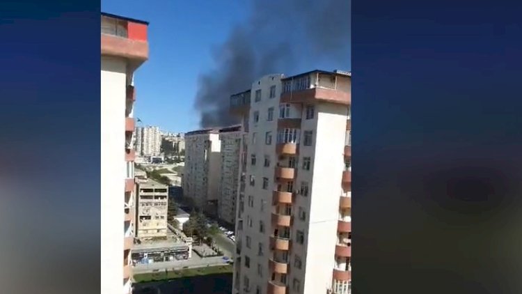    Bakıda güclü yanğın - Video   