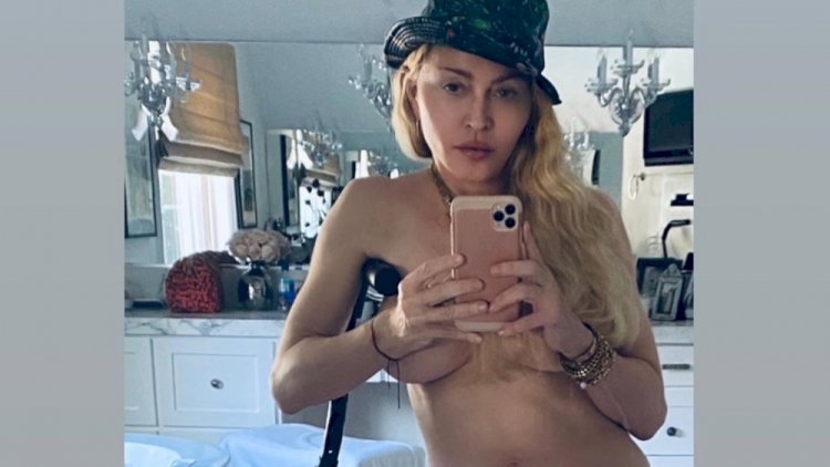    61 yaşını qeyd edən Madonna çılpaq foto paylaşdı   - Foto