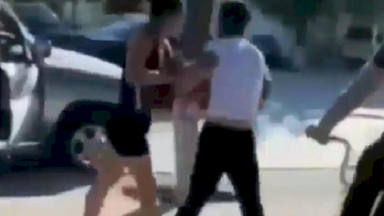    Bakıda gənc qız oğlanı döydü – Video   