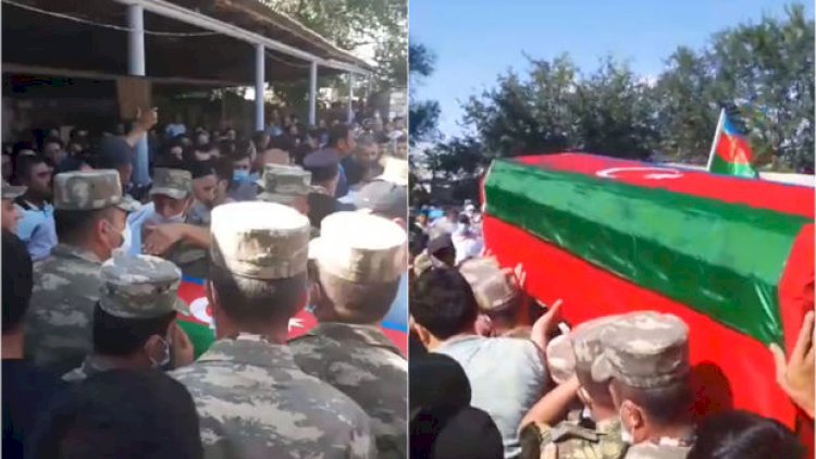    Şəhidimiz torpağa tapşırıldı - Foto   