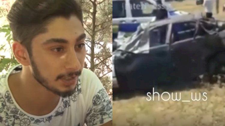    İbrahim Borçalının oğlunun öldüyü qəzadan   VİDEO