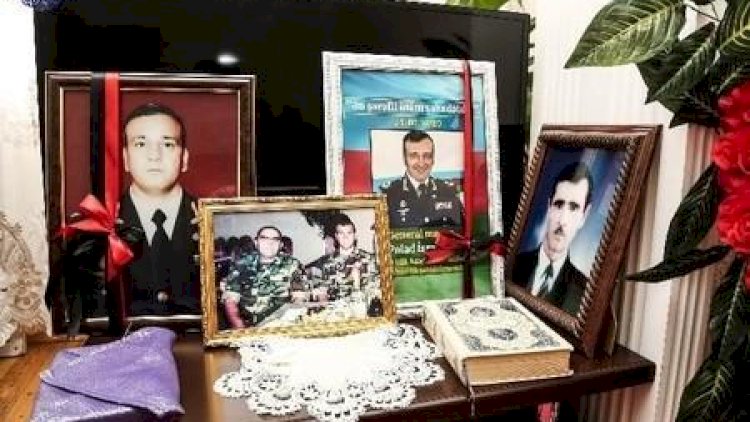    POLADIN 7-ci GÜNÜ... - Şəhid generalın nadir   FOTOLARI 
