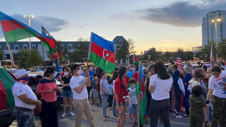    Ermənistanın BMT-dəki nümayəndəliyi qarşısında etiraz aksiyası keçirilib   