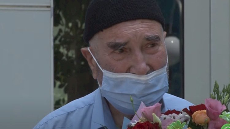    Sumqayıtda 90 yaşlı kişi koronavirusdan sağaldı   - Foto