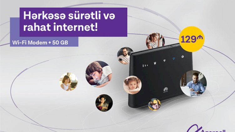    Azercell-in modemindən eyni zamanda 32 istifadəçi yararlana bilər!   
