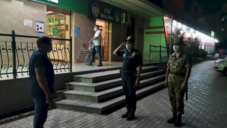    Bakı polisi koronavirusla bağlı reyd keçirdi - Fotolar   