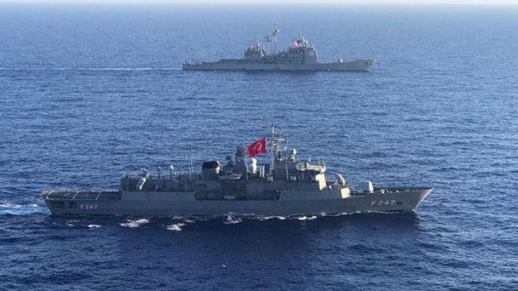    Aralıq dənizində Türkiyə və ABŞ birgə təlim keçirib   