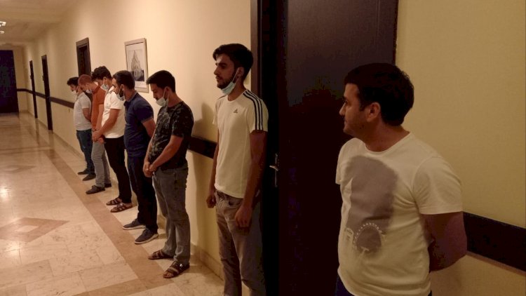    Karantini pozan qəlyanxananın müştəriləri saxlanıldı   
