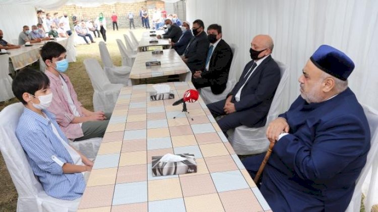    Şeyx Polad Həşimovun ailəsinə baş çəkdi - Foto   