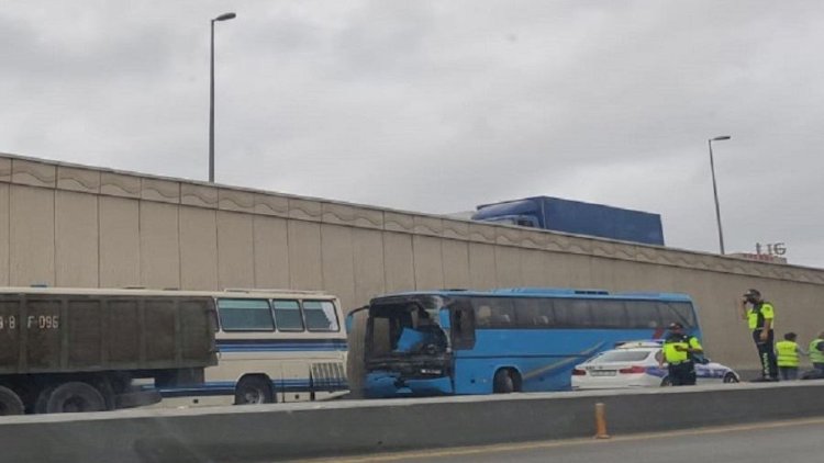    Bakıda iki sərnişin avtobusu toqquşdu   