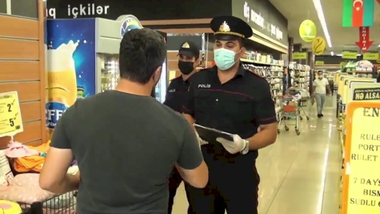    Masallı və Cəlilabadda tibbi maskadan istifadə etməyənlər cərimələndi - Foto   