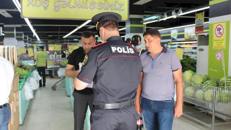    Maskadan istifadə etməyənlər cərimələndi   