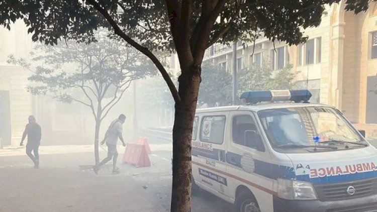    Beyrutdan nümayişçilər XİN binasına girdilər   