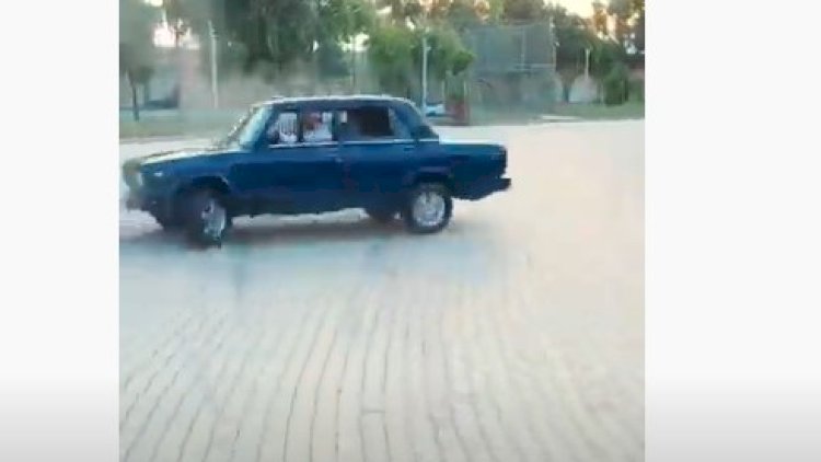   Emin Ağalarov “07” ilə avtoşluq etdi - Video   
