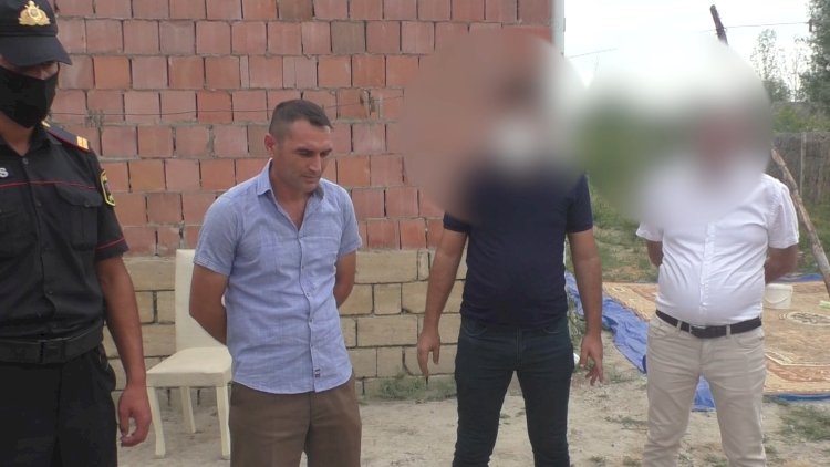    Polis Salyanda əməliyyat keçirdi - Foto   
