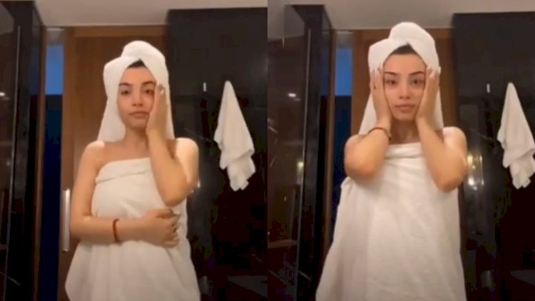    Səmra vanna otağından görüntülər paylaşdı - Video   