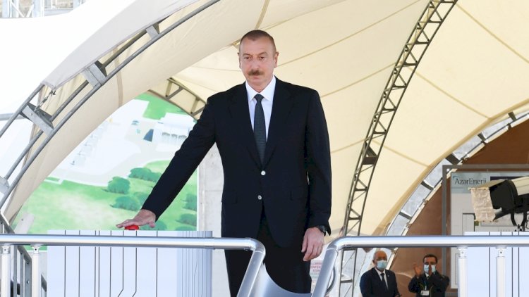    Prezident yeni stansiyanın təməlini qoydu   