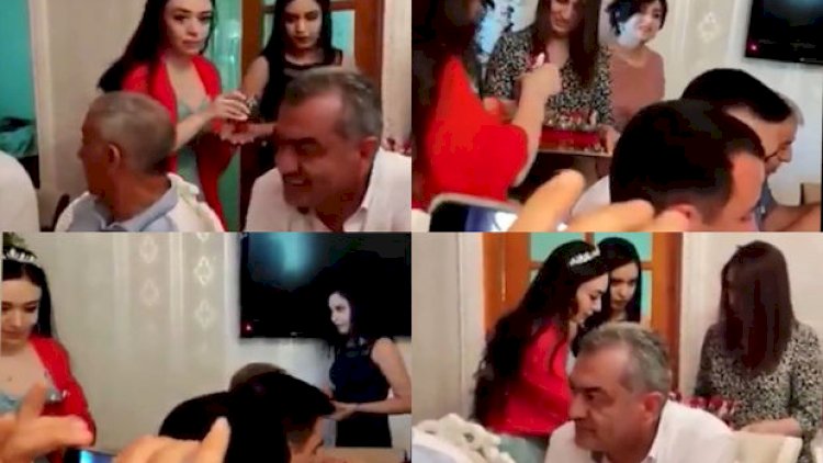    Azərbaycanda daha bir vəzifəli şəxs qızına nişan mərasimi keçirdi   - Video