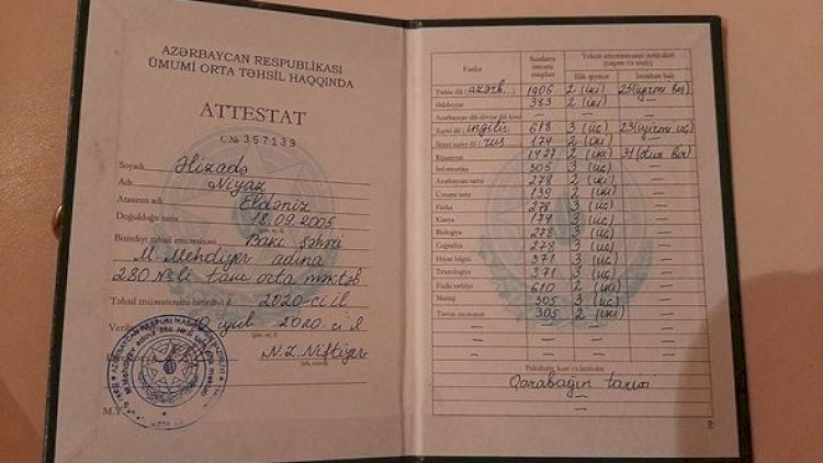    Bakıda şagird səkkiz fəndən “iki” aldı...   