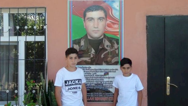    Nazirlik iki şəhid övladını himayəsinə götürdü - Fotolar   